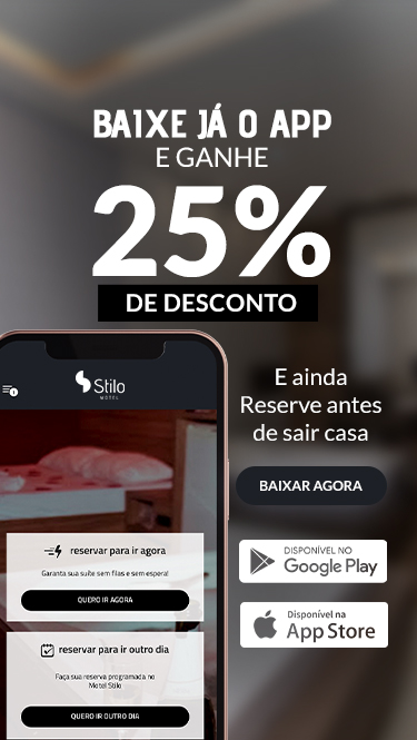 Baixe o app e ganhe 25% de desconto. E ainda reserve antes de sair