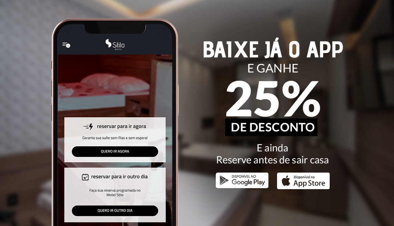 Baixe o app e ganhe 25% de desconto. E ainda reserve antes de sair 